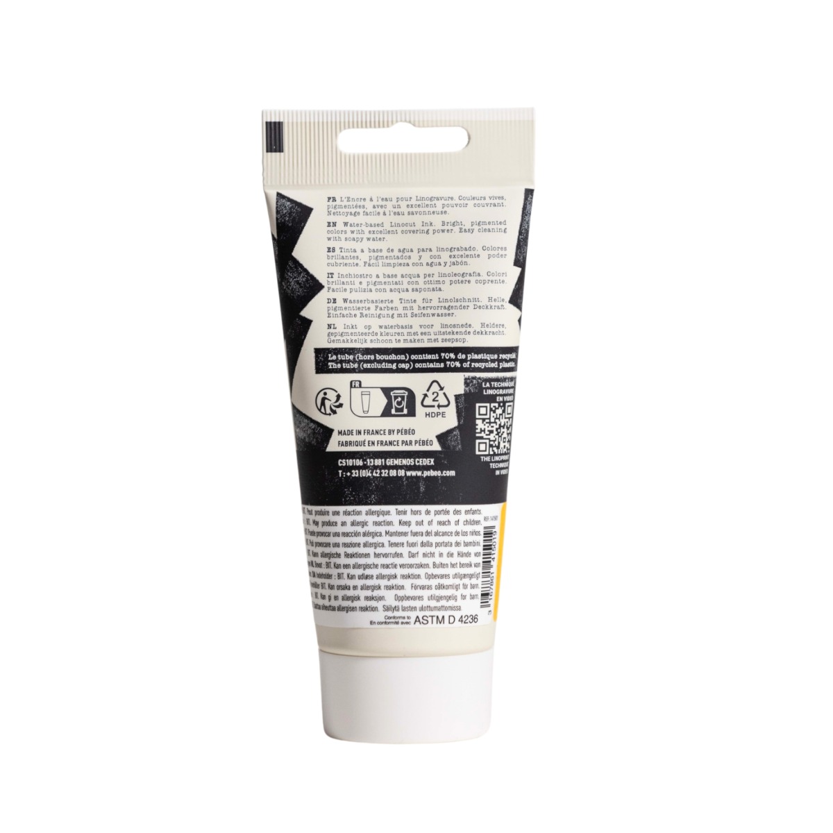 THE LINOCUT INK 80 ML YELLOW