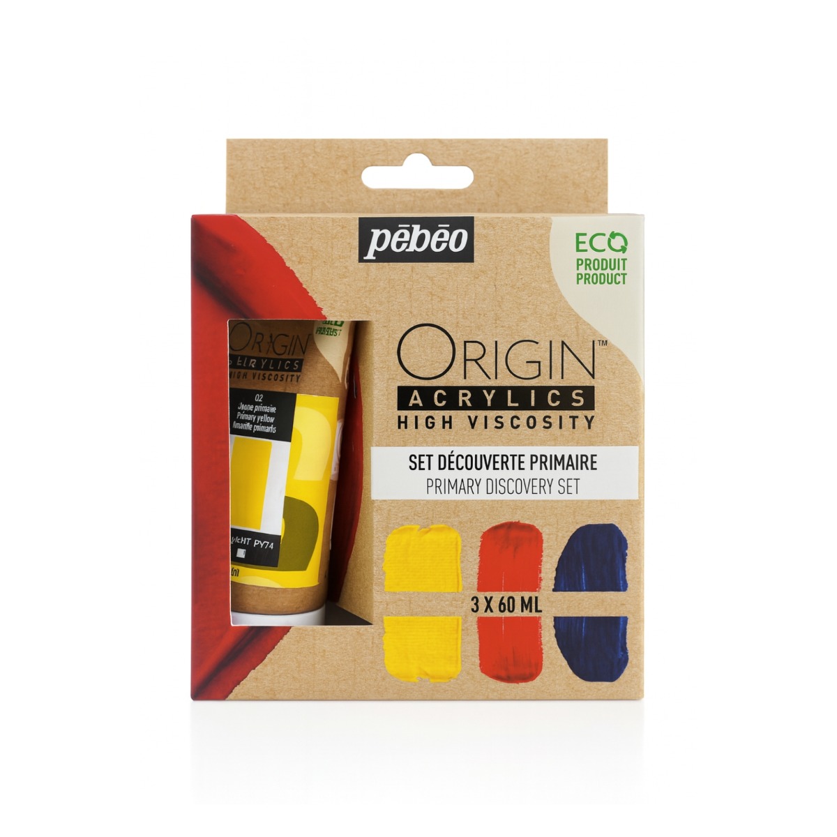 ORIGIN ACRYLICS DISCOVERY SET 3 x 60 ML PRIMARY