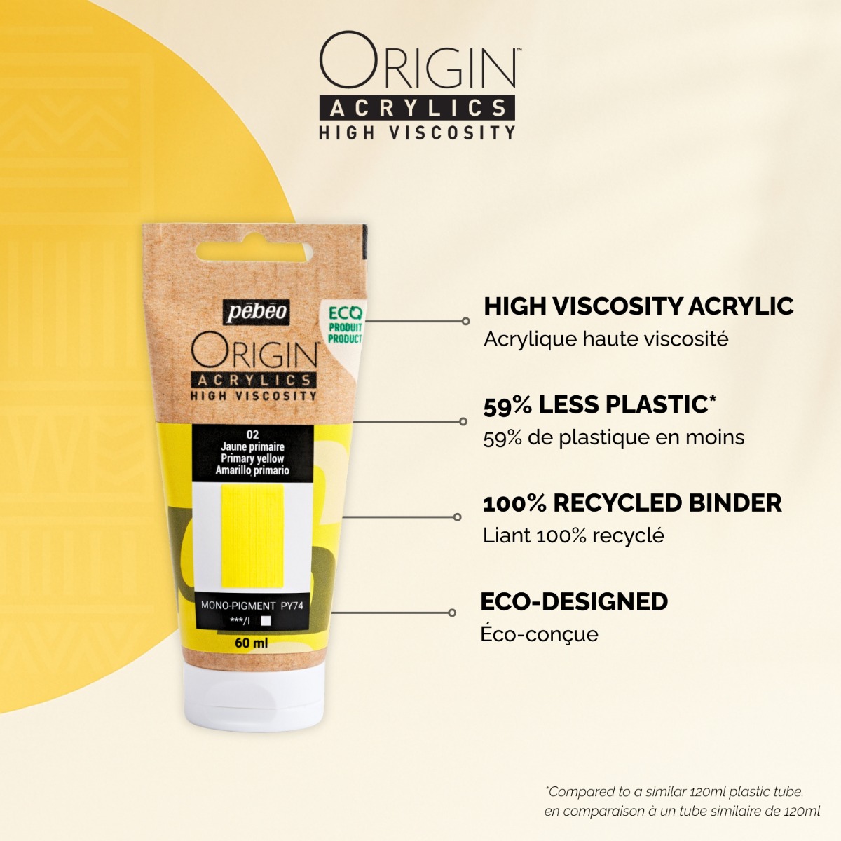 ORIGIN ACRYLICS DISCOVERY SET 3 x 60 ML PRIMARY