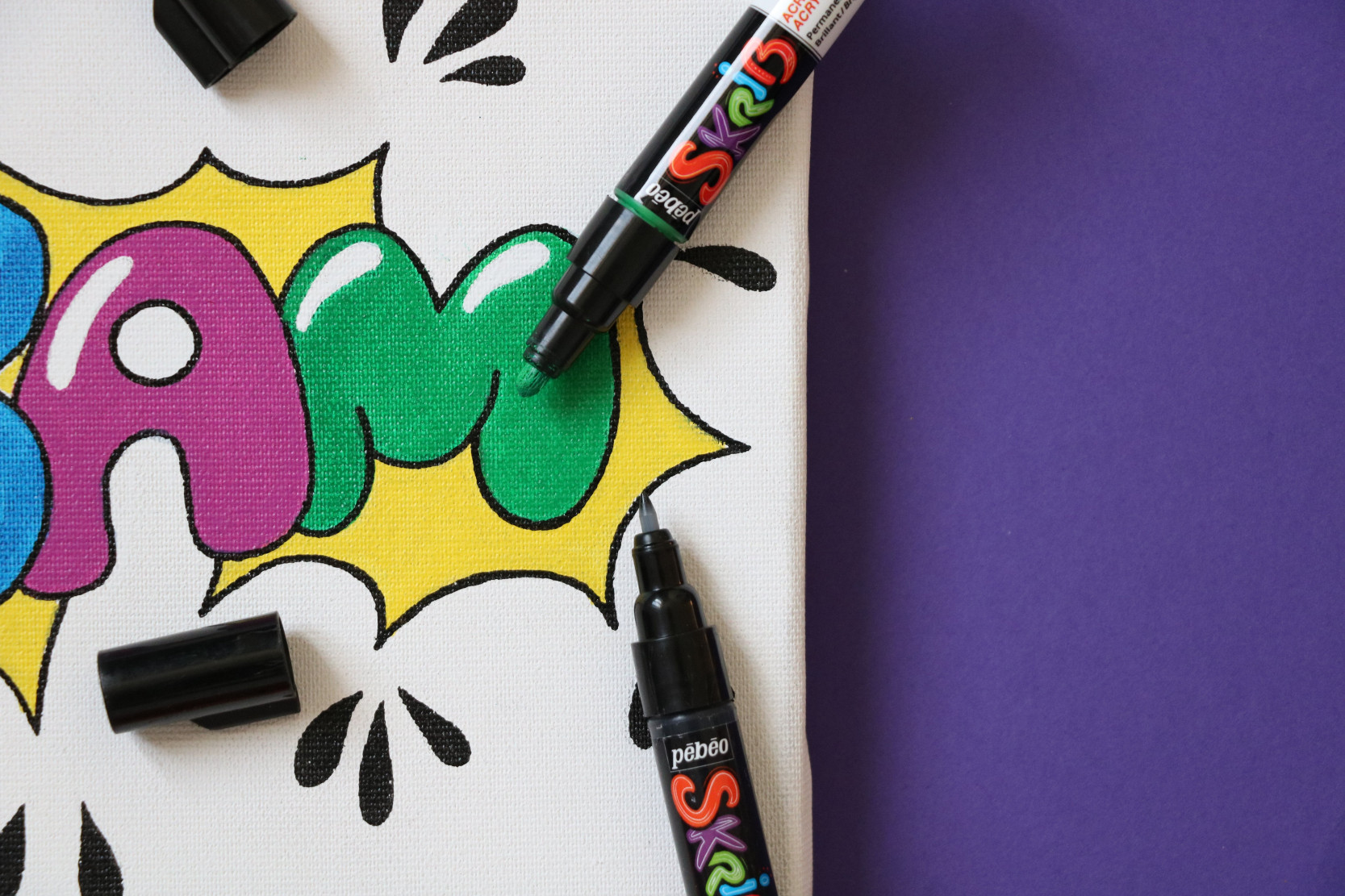 SET DE 12xSKRIB ACRYLIQUE